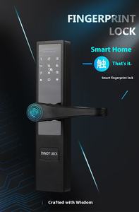 TTLOCK kunci pintu <span class=keywords><strong>WiFi</strong></span> pintar paduan aluminium kunci pintu elektronik sidik jari kata sandi untuk Hotel rumah rumah apartemen Data Cloud - Product Image 2