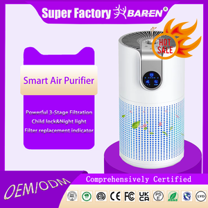 Purificador de Aire HEPA Personalizado de Fábrica para el Hogar, Habitaciones Grandes, Hospitales, Alergias, Pelo de Mascotas, Purificador de Aire Portátil para Dormitorios - Product Image 1
