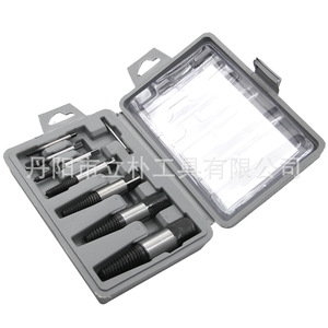 Li Pu 8pc <b>Screw</b> Extractor Set Imperial Inch Damaged Bolt Remover Gray Blow Molded Box - Product Image 4