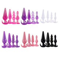 Umweltfreundlicher Silikon-Analplug Prostatamassagegerät Analdilator & Plug Gay Sexspielzeug Butt Toy