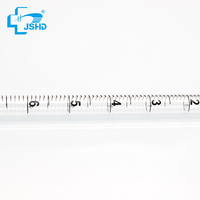 Pipette sérologique jetable en plastique stérile de laboratoire en polystyrène de 1 ml, 2 ml, 5 ml, 10 ml, 25 ml, 50 ml