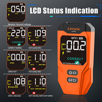I-POOK PK320 Détecteur de disjoncteurs numériques, machine de test, protection IP65, haute précision 2%, 220V, mesure de détection avec garantie 1 an