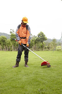 Tondeuse à gazon à essence 52cc, débroussailleuse, coupe-herbe à essence, débroussailleuse <span class=keywords><strong>pour</strong></span> ferme et jardin - Product Image 5