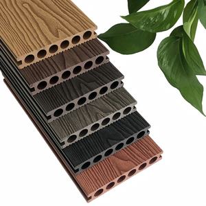 Conception antidérapante de pont composite facile d'entretien pour application extérieure Revêtement de sol composite en <span class=keywords><strong>bois</strong></span> et plastique Non toxique - Product Image 2