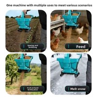 Semoir Électrique Portable Industriel 18V au Lithium, Trémie 3.8L, 6 Vitesses, Angle Réglable, Charge Rapide, OEM, Nouveau Modèle 2026