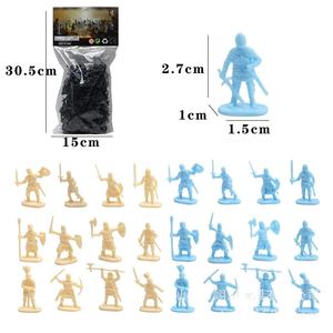 3 cm PE 200pcs 2 couleurs Miniature Army Military Toy Figures Wholesale Ancient Roman Soldier Action Figures Set for Play Kids 5 +. - Product Image 1