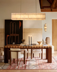 Customized Antique Brass Chandelier, Art Copper <strong>Alabster</strong> Shade Luxury Villa Foyer Pendant Light Project Design - Product Image 3