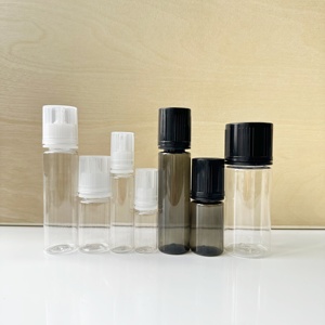 Caldo-vendita 60ml per animali domestici Anti-furto bottiglia di imballaggio trasparente liquido nero a prova di manomissione tappo per cosmetici medicinali - Product Image 3