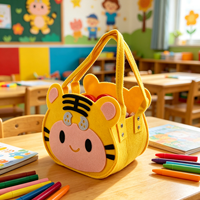 Sacs Tigre Adorables pour Enfants – Grands Sacs Non Tissés à Grande Capacité avec Poignées – Paniers Fourre-Tout pour Enfants – Cadeaux d'Anniversaire et de Fête