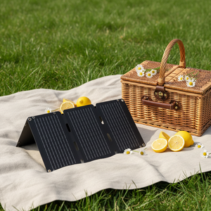Solar Folding Camping Portable Solar Power Folding Solar for Outdoor Portable Solar <b>Solution</b> Collapsible - Product Image 3
