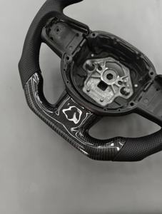 Volvo <span class=keywords><strong>XC</strong></span> 40 S90 S60 V60 <span class=keywords><strong>V90</strong></span> S40 V40 XC60 XC40 XC90 Modification du volant en fibre de carbone avec accessoire de voiture en cuir - Product Image 5