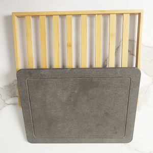 ถาดเก็บของดินไดอะตอมเมียร์ทรงสี่เหลี่ยมผืนผ้า สำหรับจัดระเบียบบนโต๊ะ สำหรับชา กาแฟ เครื่องสำอาง ห้องครัว ห้องน้ำ แบบตั้งโต๊ะ รุ่น CYB800 - Product Image 4