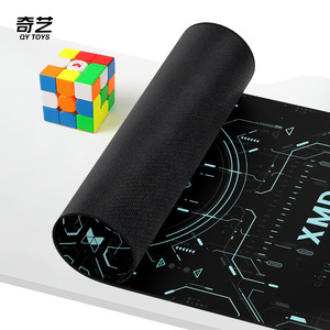 Tapete para Cubo de Rubik Qiyi Force Awakening, Grueso, Suave, Negro, para Solución Rápida y Apilamiento - Product Image 1