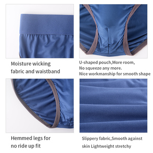 Culotte <span class=keywords><strong>de</strong></span> bikini souple personnalisée fabrication <span class=keywords><strong>de</strong></span> sous-vêtements slips en bambou pour hommes slips <span class=keywords><strong>de</strong></span> <span class=keywords><strong>bain</strong></span> respirants <span class=keywords><strong>de</strong></span> haute qualité sous-vêtements pour hommes - Product Image 4