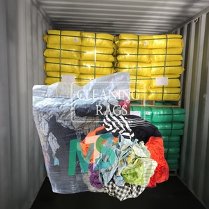 Paños de Limpieza Industriales de Algodón de Alta Calidad, Paños de Limpieza de Punto de Colores Mixtos para Uso Marino - Product Image 1