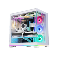 Boîtier d'ordinateur OEM Mid Tower, hauteur de refroidisseur CPU 157 mm, support triple pour radiateur 360 mm, avec ports USB 3.0 avant.