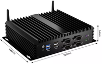 HD VGA 6 COM Dual Lan Ethernet 2,5G MIni PC Core I3 i5 i7 Wifi 4G Pequeño Micro Fanless Mini PC Industria Mini Computadora Industrial