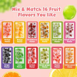 16 Permen <span class=keywords><strong>Gummy</strong></span> Rasa Buah dengan Tekstur Kupas untuk Camilan Segar Permen <span class=keywords><strong>Gummy</strong></span> Manis yang Dapat Dikupas - Product Image 5