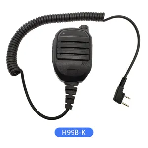 Baofeng-Micrófono de altavoz de mano con cable extensible, para Retevis H99B-K, radio bidireccional, RT81, UV5R, Kenwood, TK340