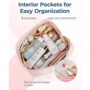 Custom Logo Winter Down Cotton Soft Light Weight Puffer Puffy Fluffy Quilted Fabric Makeup Cosmetic Bag Travel Make up Pouch - Product Image 4