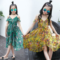 Robe bohème d'été pour filles, robes décontractées pour filles, robe de plage pour adolescentes, vêtements pour enfants de 6, 8, 10, 12, 14 ans