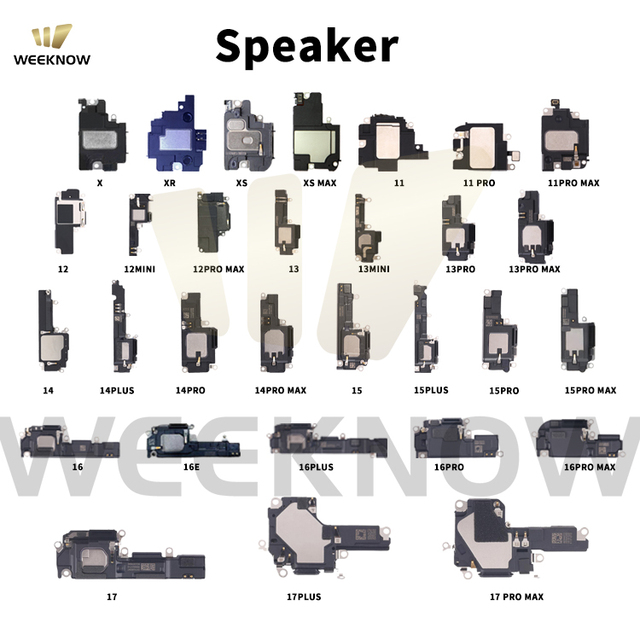 Compatible with for iPhone X, XR, XS, XS Max, 11, 12, 15, 16, 17, and Pro Max: Phone Speaker Accessories