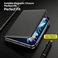 Étui de protection antichoc magnétique de luxe en alliage pour iPhone Duo