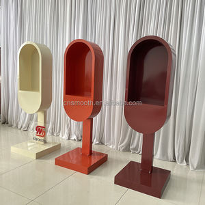 Cabine Téléphonique d'Enregistrement de Messages Lisses, Support de Livre d'Or Audio avec Lumière pour Décoration de Mariage - Product Image 6