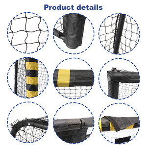 Portería de Fútbol Portátil de Acero con Malla de PE y Tela de PVC, Resistente al Agua, Personalizable, en Oferta - Product Image 3