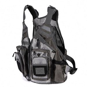 Muestra Gratuita: Chaleco de Pesca Expandible, Impermeable, con Múltiples Bolsillos, Camuflaje, Tipo Mochila - Product Image 5