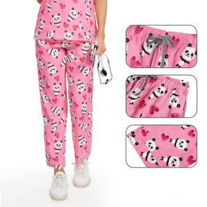 2025 stampati personalizzati scrub uniformi infermiere per natale Halloween vari temi per bambini ospedale 1:1 modello di restauro - Product Image 6