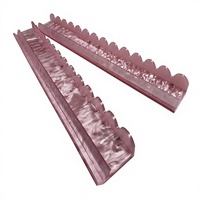 Supports et pousseurs de Mahjong en acrylique de luxe, portables, de qualité supérieure, festonnés, de 17,5 et 20 pouces, pour tables de jeu de Mahjong