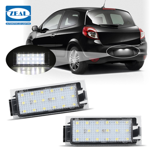 Vente en gros de feux de plaque d'immatriculation LED blancs, remplacement direct pour <span class=keywords><strong>Renault</strong></span> Vel Satis Twingo II Clio III IV Espace IV Laguna II III - Product Image 1