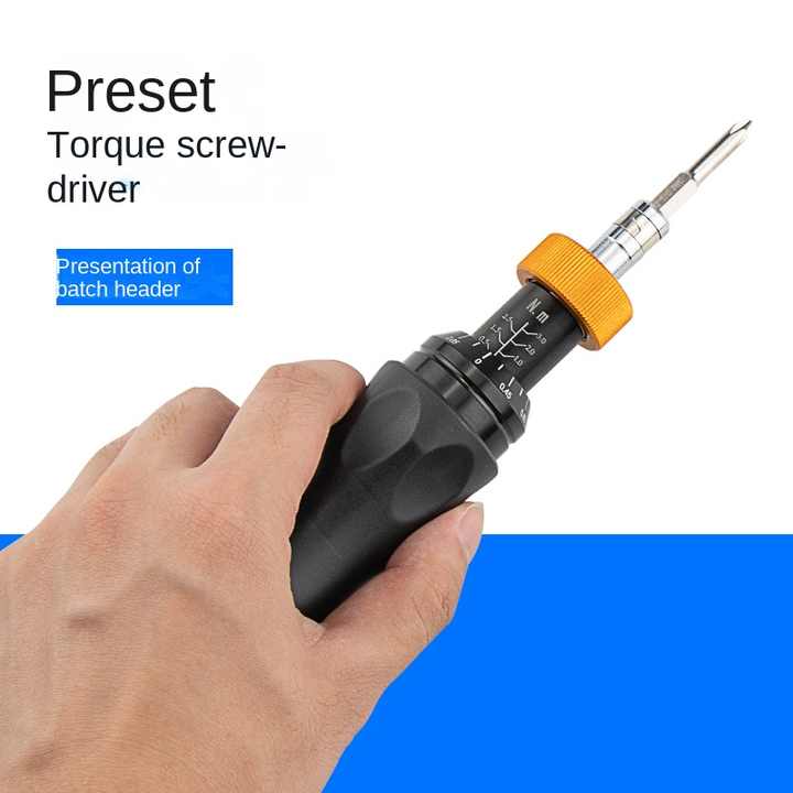 EXPLOIT Industrial Grade Adjustable Torque Screwdriver with Plastic ...