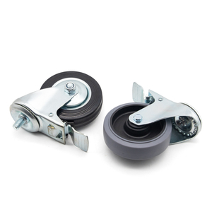 Polyurethane 4Inch Công Nghiệp Phổ Xoay Nhiệm Vụ Nặng Nề Bánh Xe Bánh Xe Caster Bánh Xe 3 Inch Xe Đẩy Mua Sắm Giỏ Hàng Bánh Xe - Product Image 6