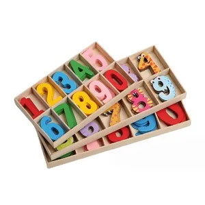 木制数码玩具拼图游戏早教教育木制工艺品