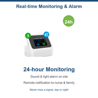 Moniteur d'alarme d'incontinence pour personnes âgées, capteur de détection d'urine et d'excès de selles, sans fil, alerte sonore et lumineuse 24h/24, pour maisons de retraite et soins à domicile
