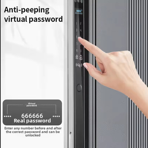 Tuya スマート電気ドアロック 3D 顔認識指紋デジタルパスワード WiFi アルミニウム木製ドア用カメラ付き - Product Image 6