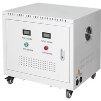 Transformateur Automatique Triphasé Basse Tension 45kVA 100kVA 200kVA 200V 400V 480V, Bobine Toroidale Élévateur, Enroulement en Aluminium pour Distribution