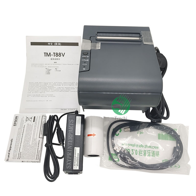 3台セット　エプソン TM-T88IV サーマルレシートプリンター　シリアル エプソンTM-T88V M244APOSレシートサーマルプリンター用工場
