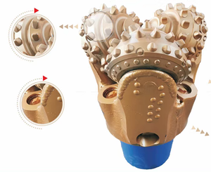 Oferta Especial: Broca Tricónica TCI de Acero Inoxidable, Broca de Rodillos de Alto Rendimiento para Minería de Carbón, Pozos de Agua y Petróleo, Herramienta de Perforación Dura - Product Image 1