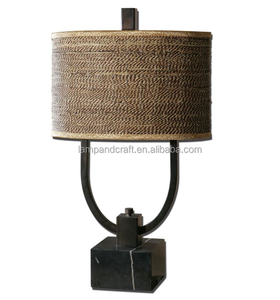Lampes de table à double interrupteur à chaîne avec ports USB et prise de courant, abat-jour en lin et base noire pour chambre d'hôtes, chambre à coucher, salon - Product Image 4