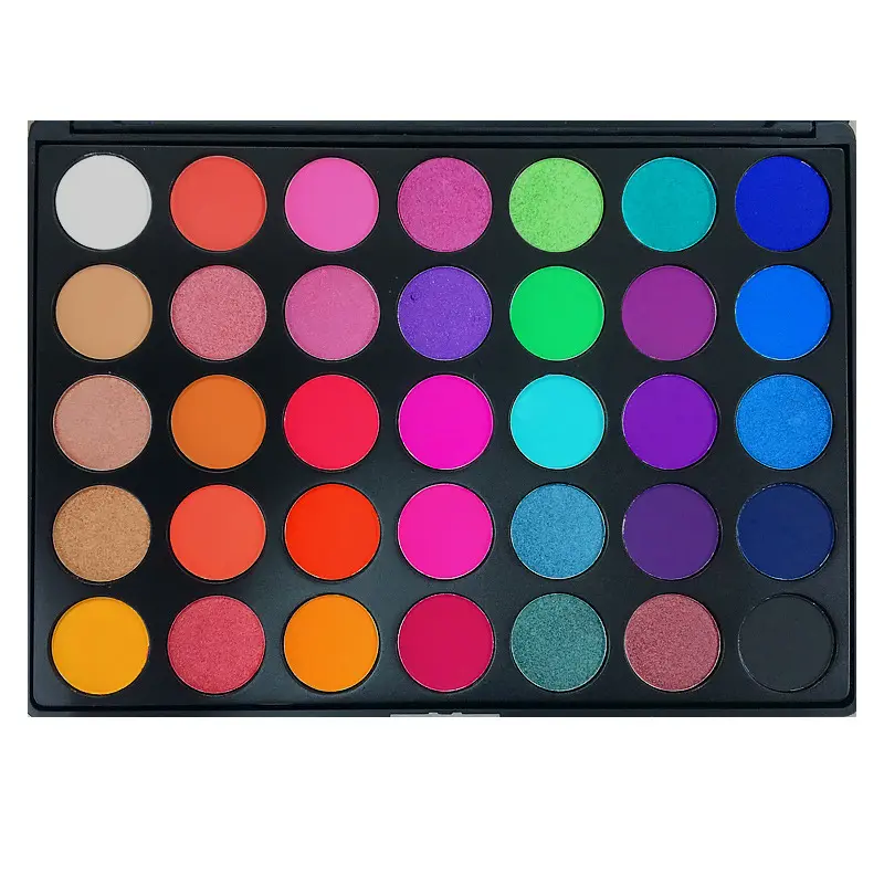 Paleta de sombra de ojos personalizada, 30 colores, poder, liso, mate, maquillaje