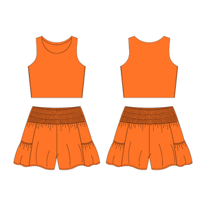Ropa de Yoga de alta calidad personalizada para niños pequeños, entrenamiento de baile, ropa informal transpirable para correr, conjuntos de Yoga de dos piezas - Product Image 3