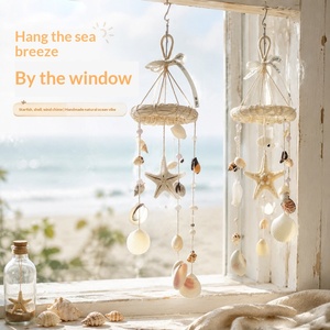 Campanas de Viento con Forma de Estrella de Mar, Decoraciones Colgantes de Conchas Marinas Grandes, Estilo Moderno <span class=keywords><strong>Minimalista</strong></span> Hecho a Mano para Salas de Estar y Casas de Huéspedes - Product Image 3