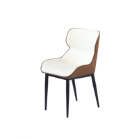 VOXHOME USA - Livraison directe en stock - Chaise de salle à manger moderne de luxe avec accoudoirs et dossier en cuir PU