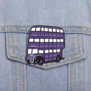 Vintage Londonbus Emaille Pin Classic Auto Broche Revers Badge Sieraden Cadeau Voor Vrienden Kinderen Groothandel - Product Image 1