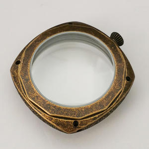 Boîtier de montre gravé en bronze galvanisé d'acier inoxydable de 45MM pour le mouvement ETA6497 6498 3600 - Product Image 3