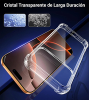 Coque de téléphone en TPU souple transparente antichoc de haute qualité 1,5 mm pour iPhone 17 Pro Max