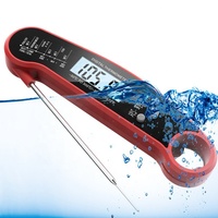 Termometer Daging Digital Nirkabel dengan Lampu Latar untuk Oven, BBQ, dan Makanan Instan